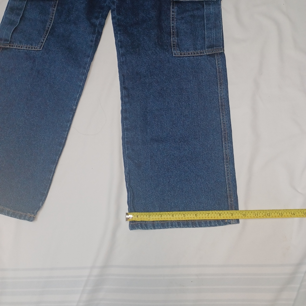 Wax Jean Collection Women New Size L Classic Blue Denim Pants - Picture 11 of 16